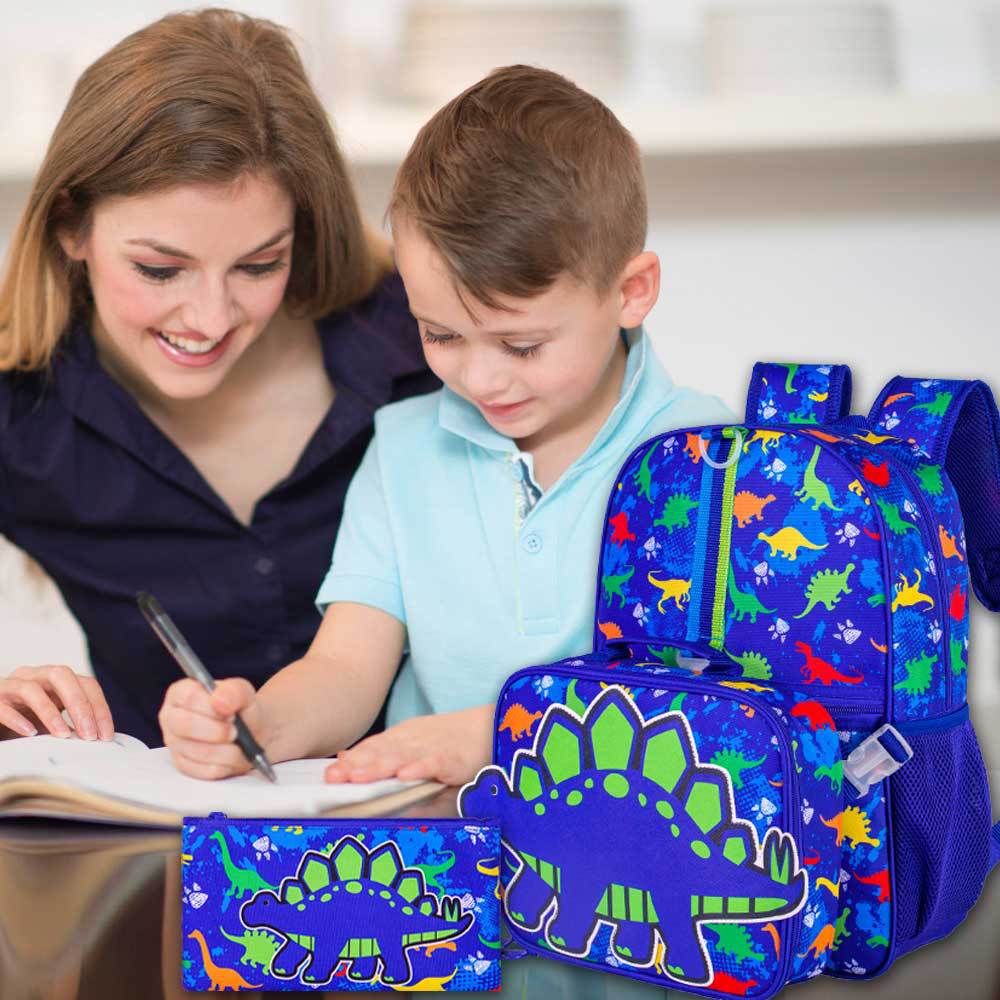 Lightweight, Water-Resistant, And Durable Multi-Functional 3-Piece Backpack Set For Children And Students