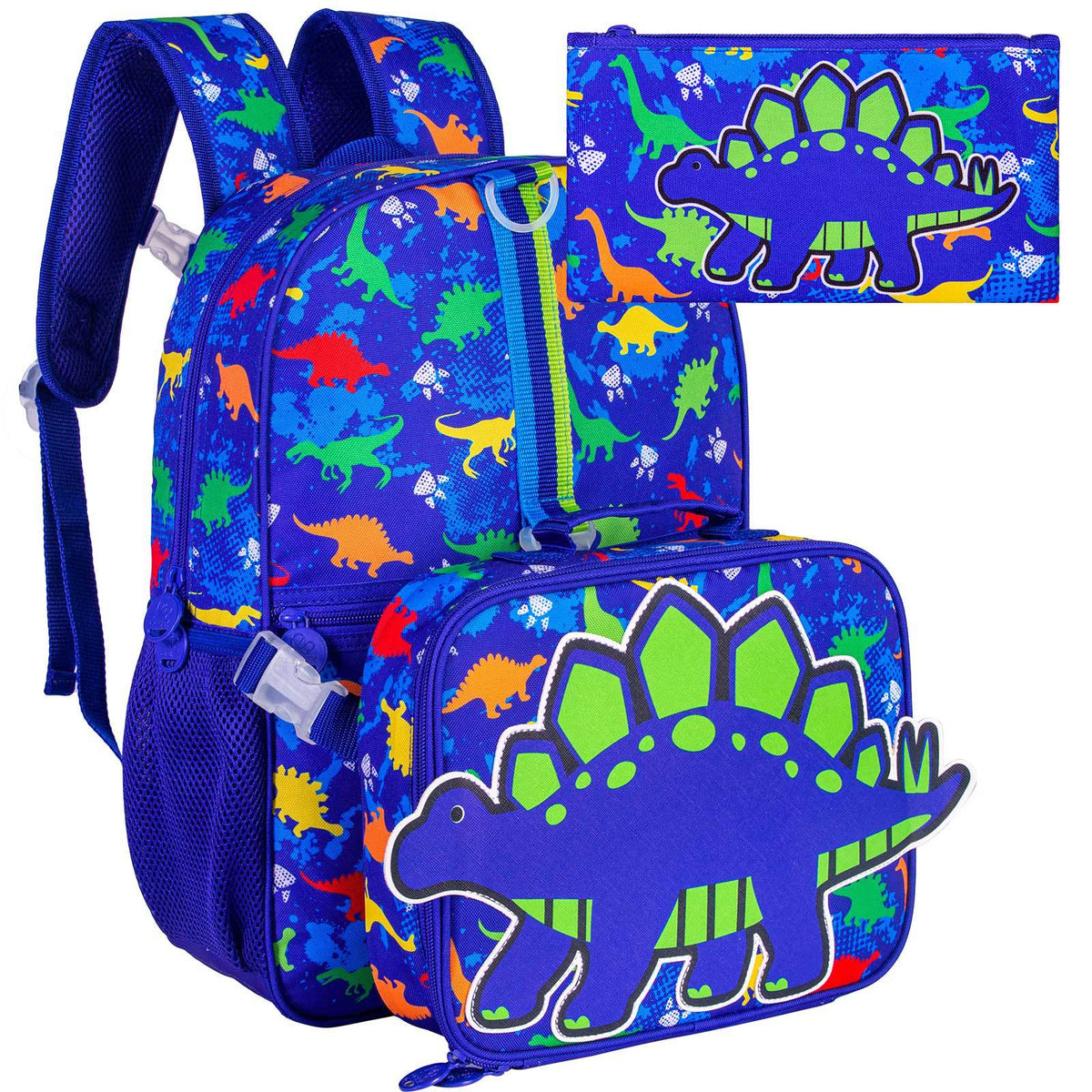 Lightweight, Water-Resistant, And Durable Multi-Functional 3-Piece Backpack Set For Children And Students