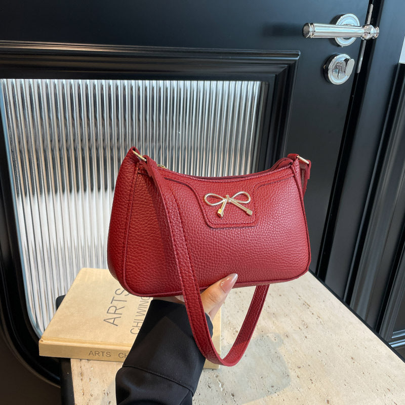 Womens Stylish Bow-Tie Western-Style Underarm Bag