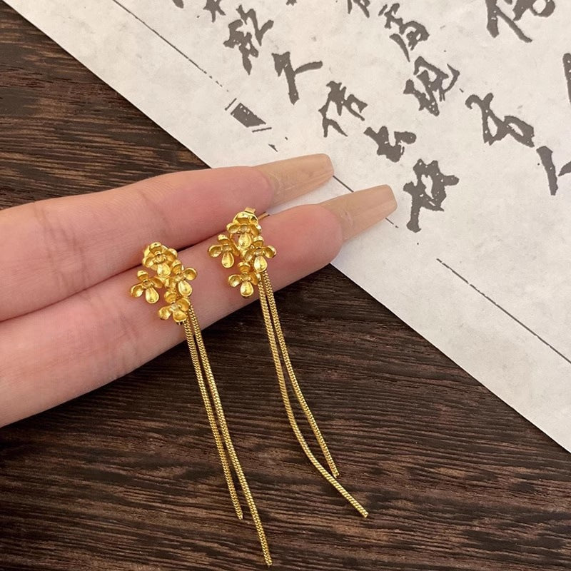 Retro-style Ear Jewelry With Electroplating