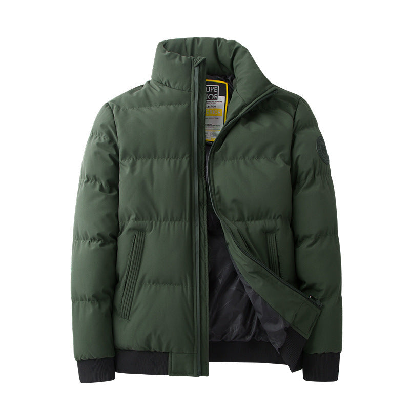 Mens Stylish Casual Padded And Warm Cotton-padded Jacket