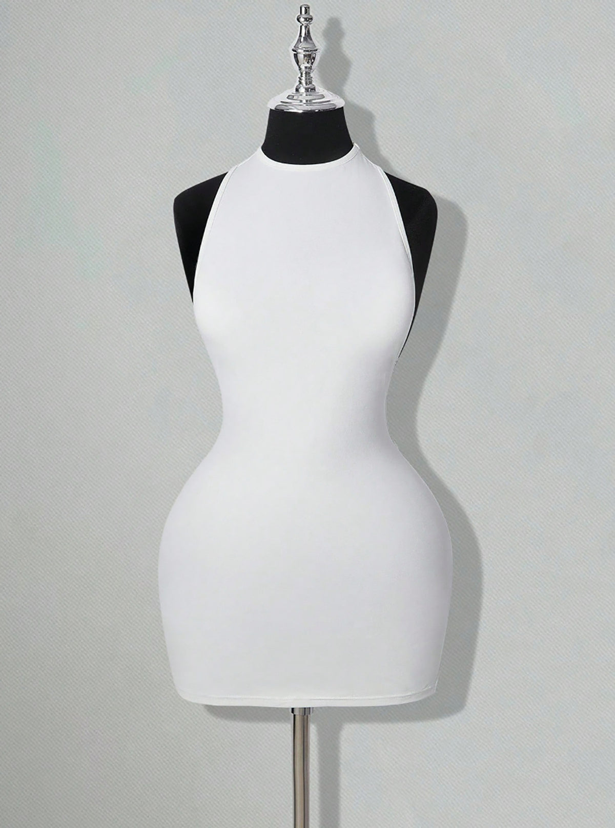 Sheer Low-cut Backless Hip-hugging Dress