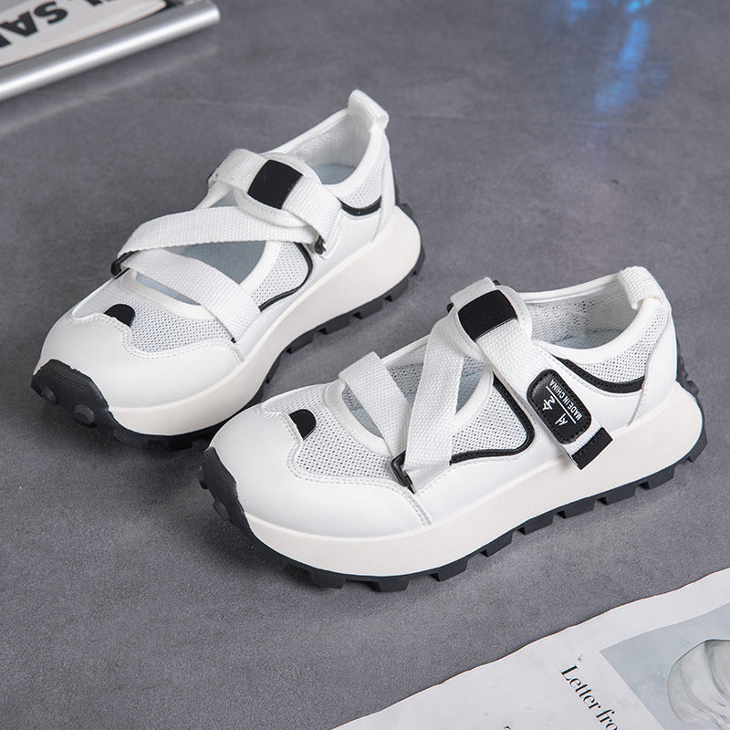 Korean-style Chunky-soled Casual Shoes Cross-border Plus-size Sneakers