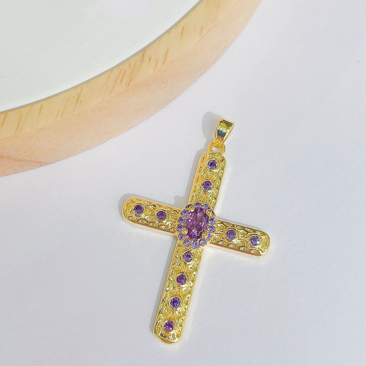 Punk Retro Hip-Hop Style Personalized Cross Necklace Pendant