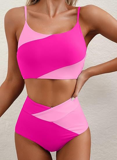 Cropped Color-blocked Slim-fit Inner Top