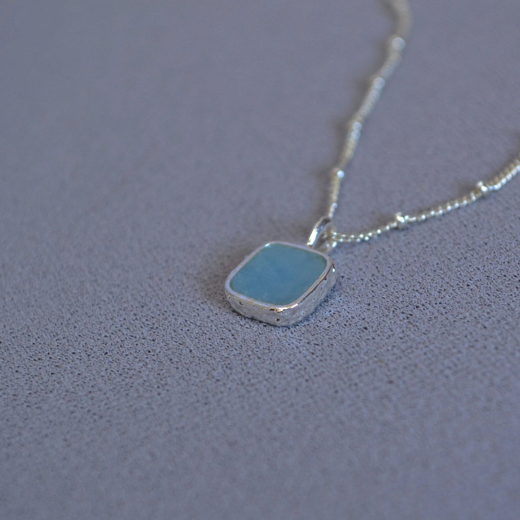 Simple Geometric Square Pendant Necklace For Women