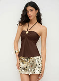 Loose Pure-and-sexy Camisole With Thin Shoulder Straps For Women