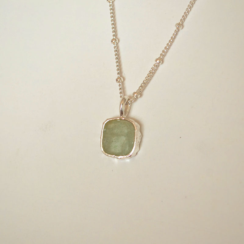 Simple Geometric Square Pendant Necklace For Women