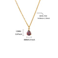 New Birthstone Necklace With An Oval Shape