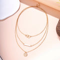 Fashionable Minimalist Multi-layer Rectangular Pendant Necklace