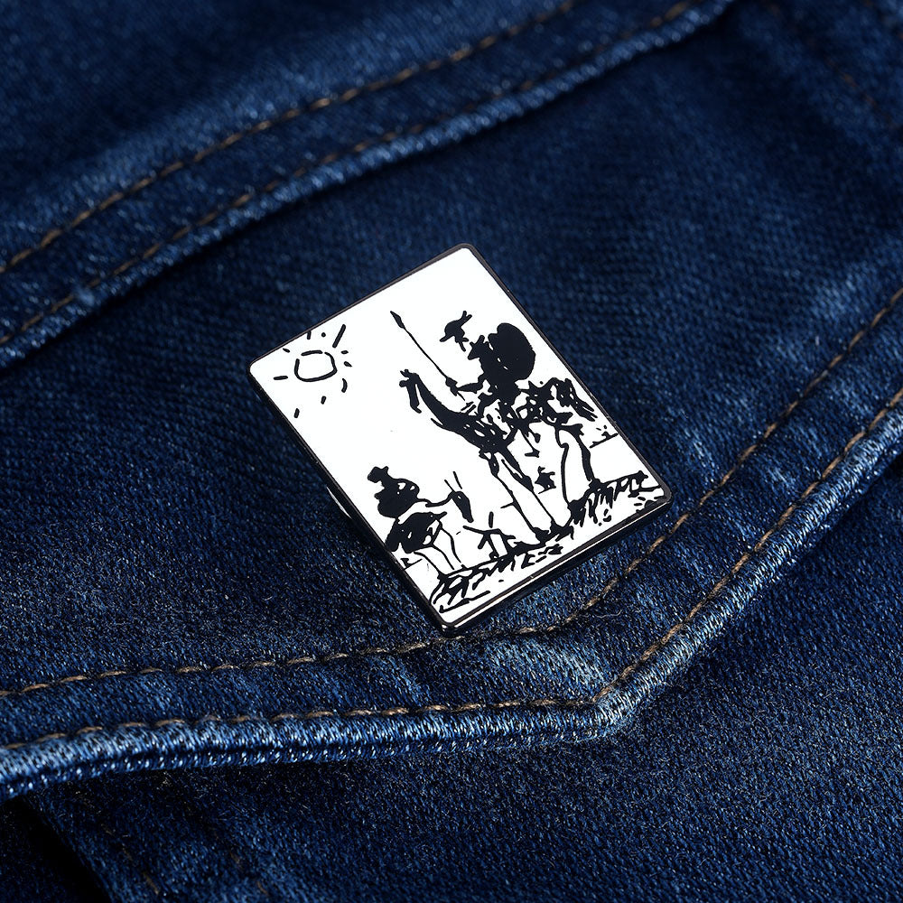 Artistic Badge Lapel Pin Accessory Brooch