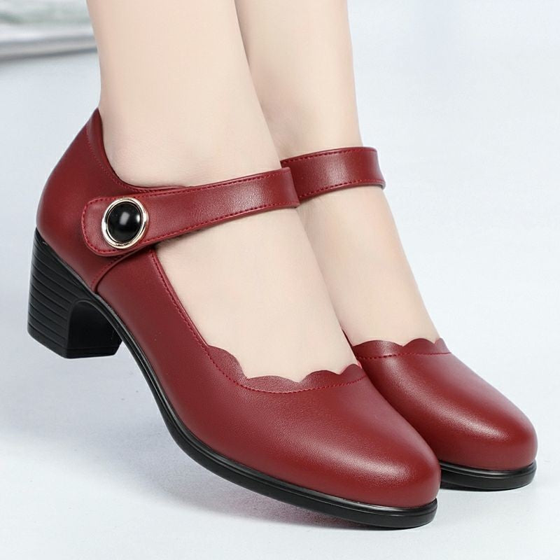 Soft Leather Shallow Mouth Single Order Shoes