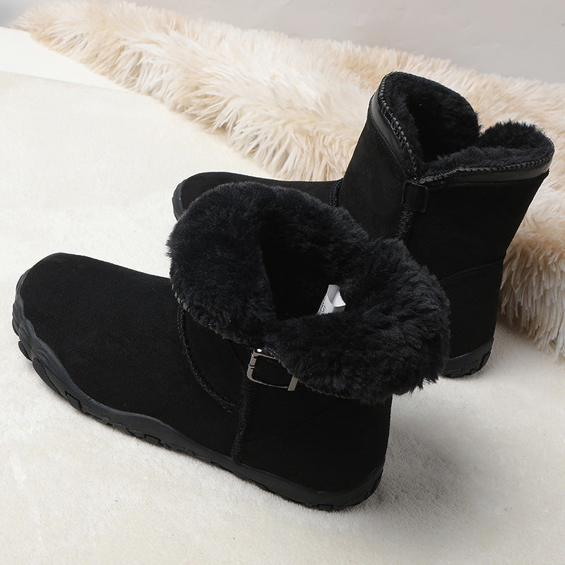Leather Anti-Slip Five-Finger Shoes For Couples Wear-Resistant