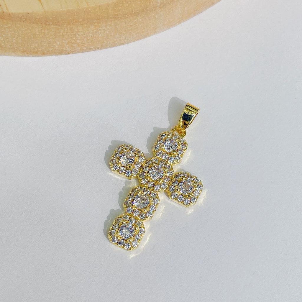 Punk Retro Hip-Hop Style Personalized Cross Necklace Pendant
