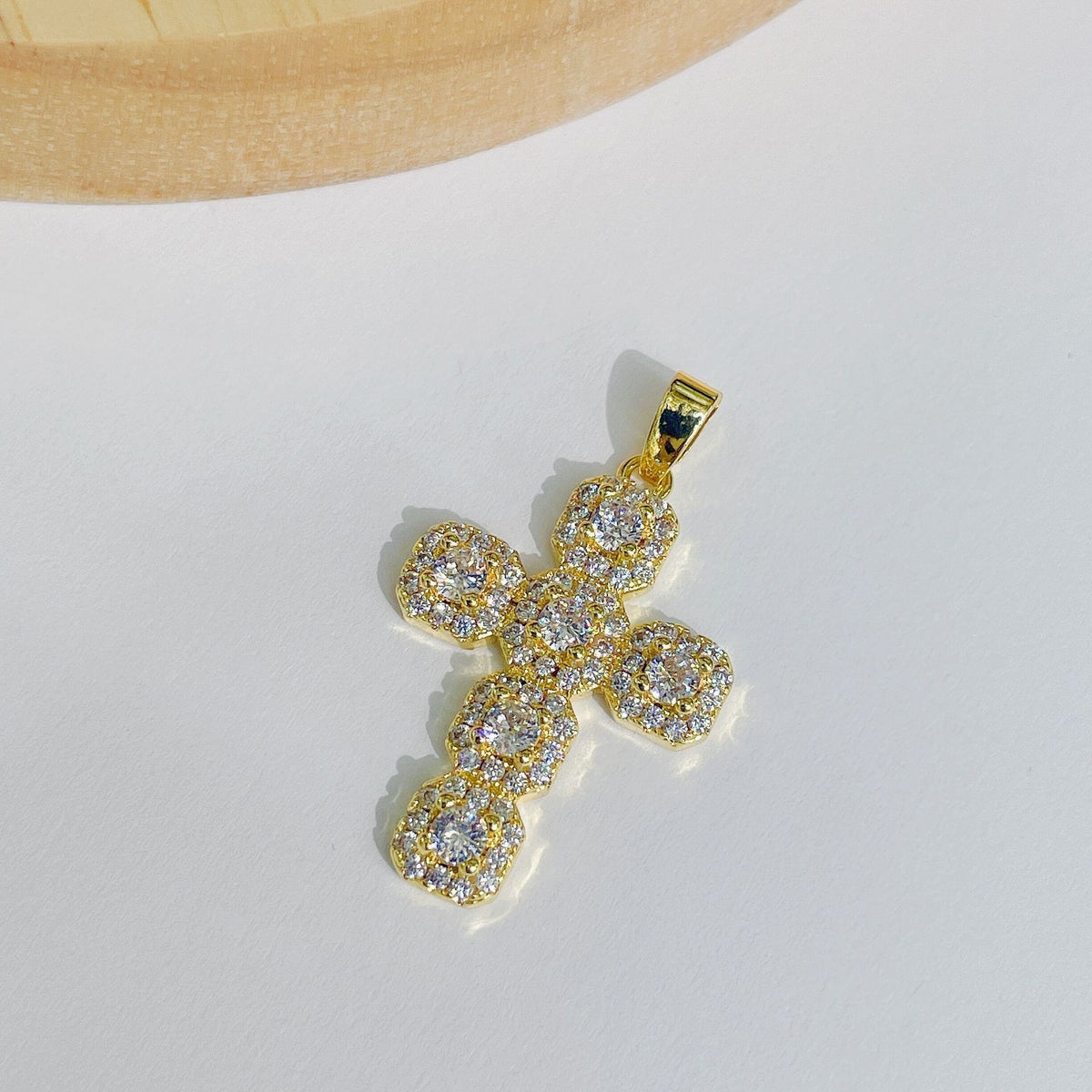Punk Retro Hip-Hop Style Personalized Cross Necklace Pendant