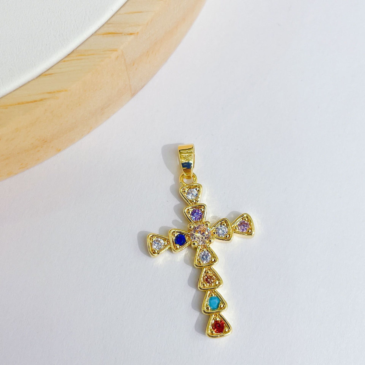 Punk Retro Hip-Hop Style Personalized Cross Necklace Pendant