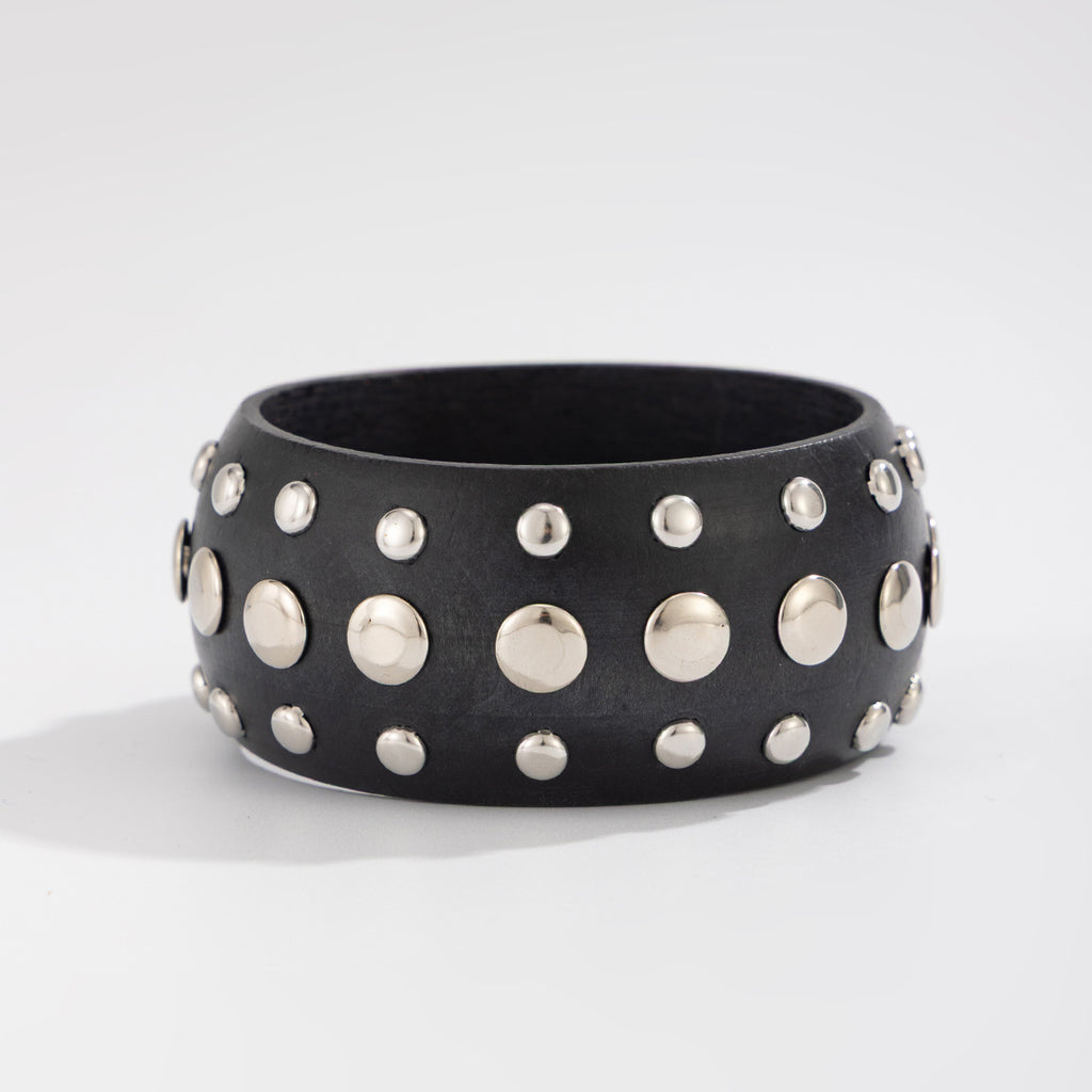 Punk-style Trendy Geometric Circular Wooden Bracelet