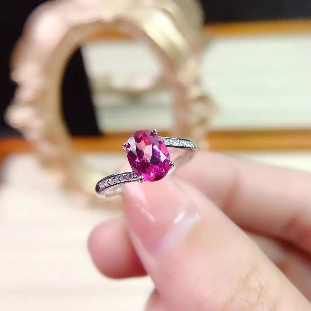 Topaz Ring For Women Minimalist And Trendy In Japanese And Korean Styles