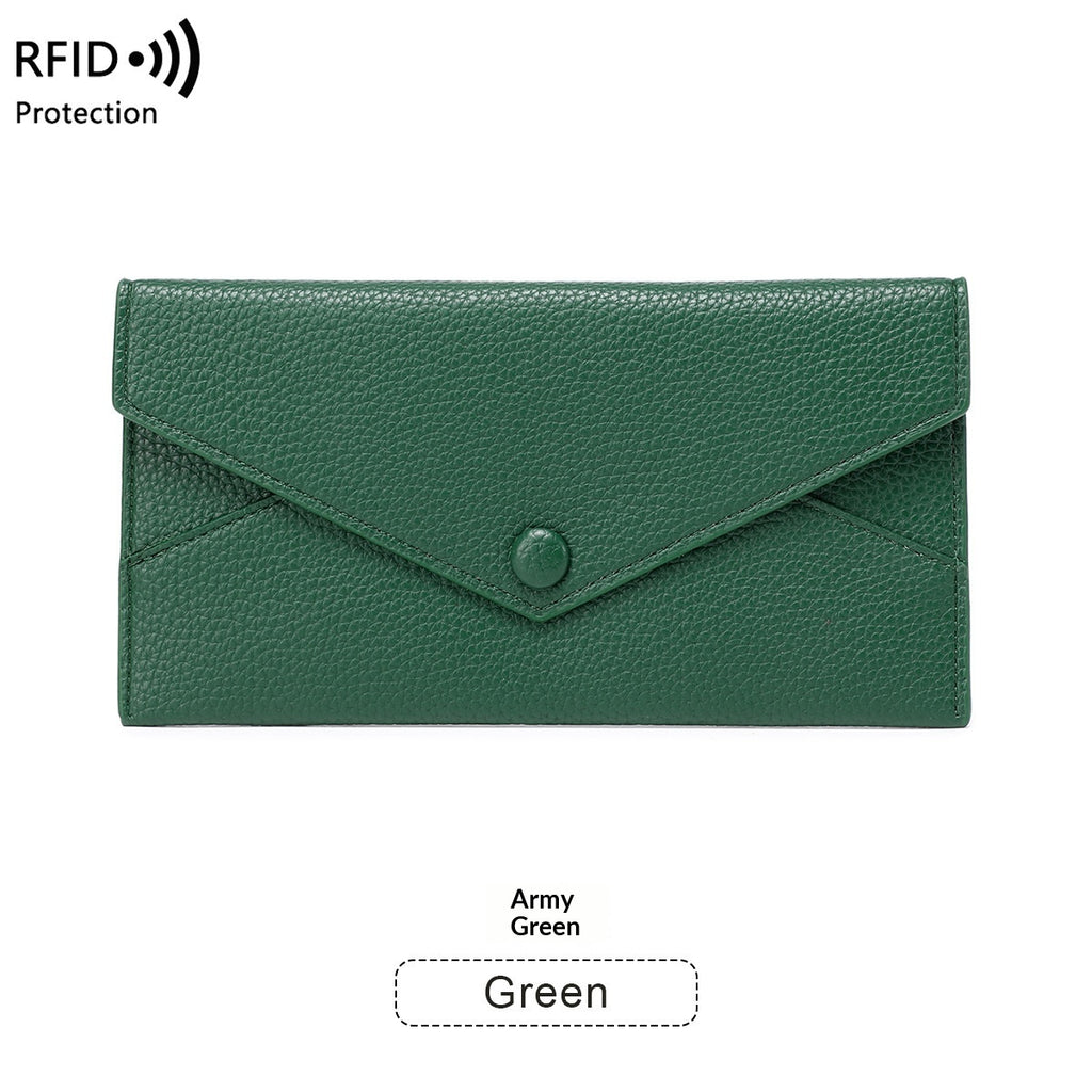 New RFID Anti-Theft Womens Wallet