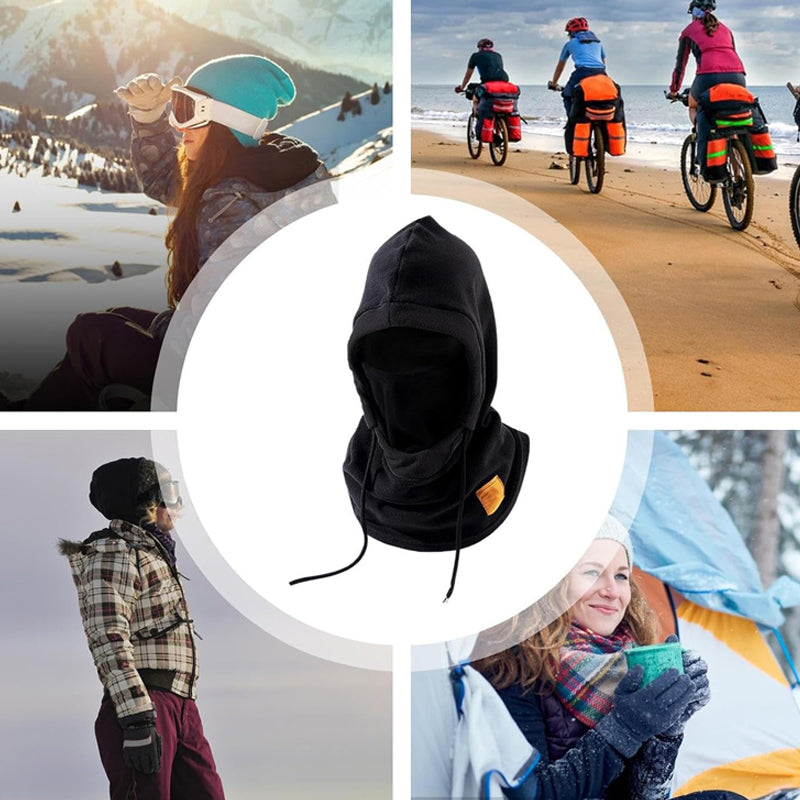 Cycling Beanie Hat, Winter Face Hood,Windproof Warm Polar Fleece Headwear, Cold Weather Gear For Snowboarding, Mountain Climbing, Motorcycle
