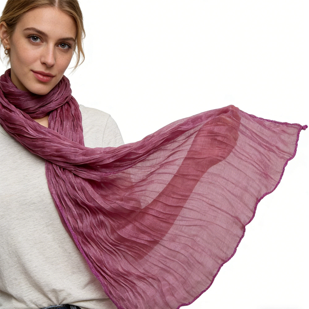 2pcs Minimalist Layering Scarf,Ultra Skinny Width Office Appropriate Subtlety For Women Men