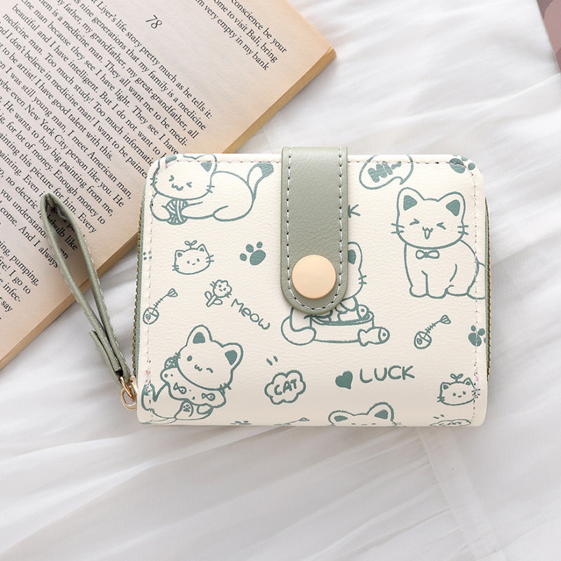 Simple And Cute Japanese-style Womens Clutch