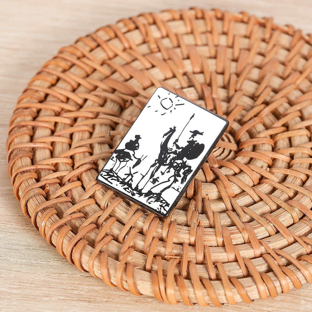 Artistic Badge Lapel Pin Accessory Brooch