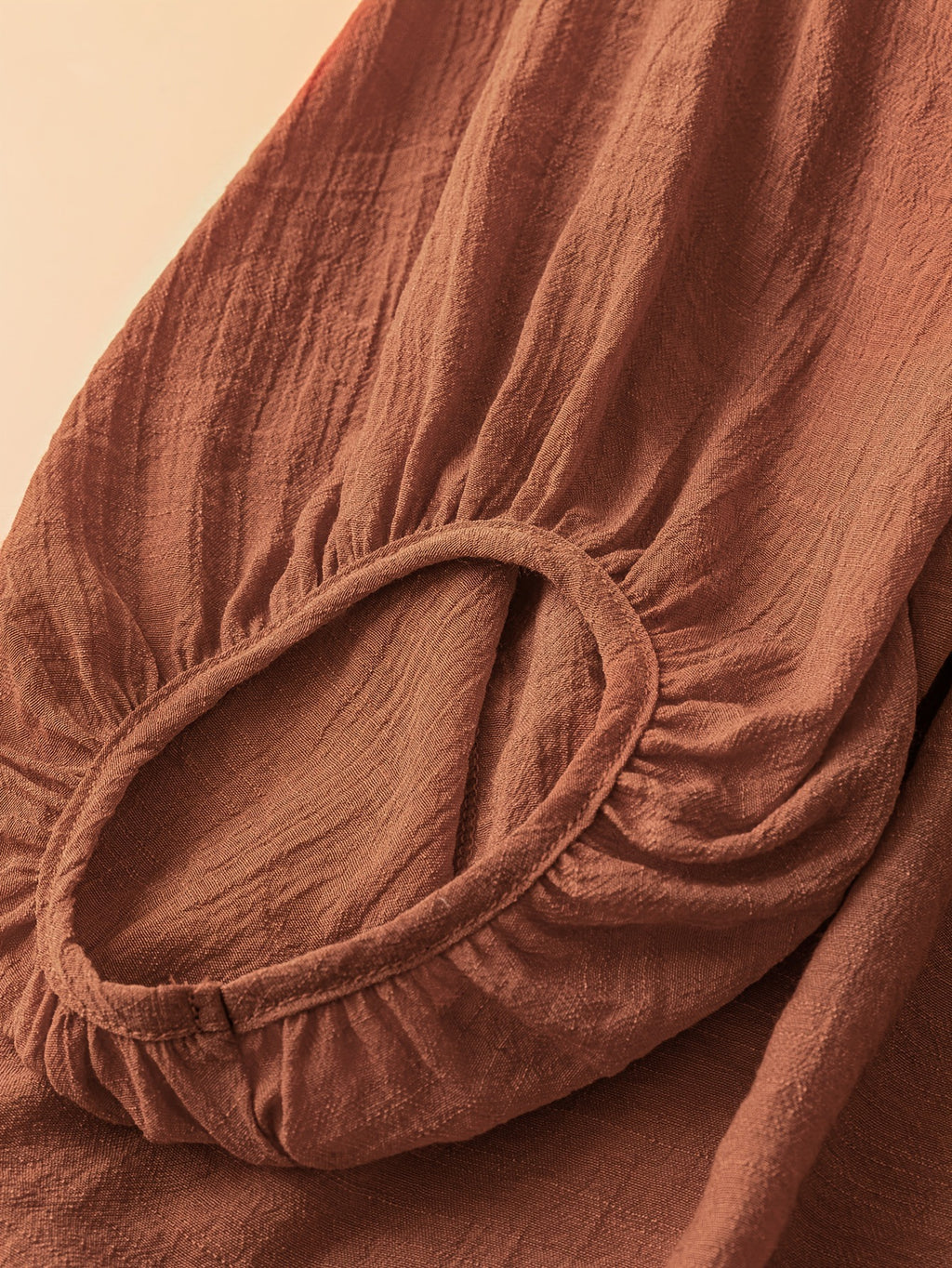 Womens SpringAutumn V-Neck Cotton-Linen Shirt With Loose