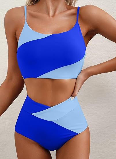 Cropped Color-blocked Slim-fit Inner Top
