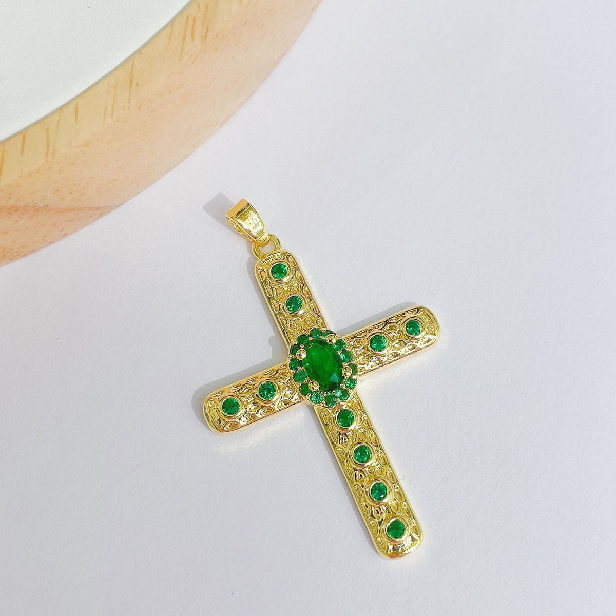 Punk Retro Hip-Hop Style Personalized Cross Necklace Pendant
