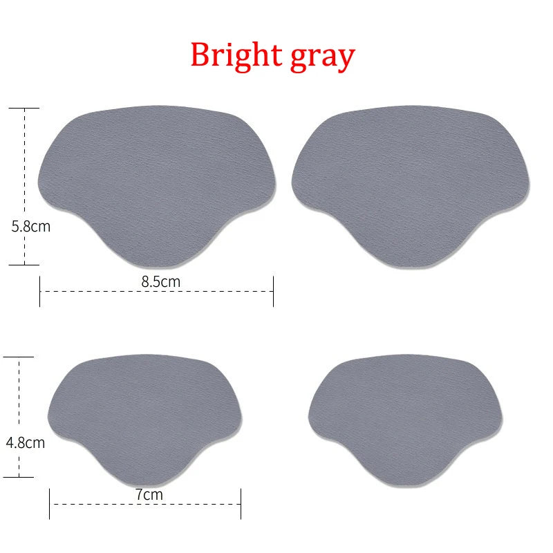 4pcs Insoles Patch Heel Pads for Sport Shoes Adjustable Size Antiwear Feet Pad Cushion Insert Insole Heel Protector Back Sticker