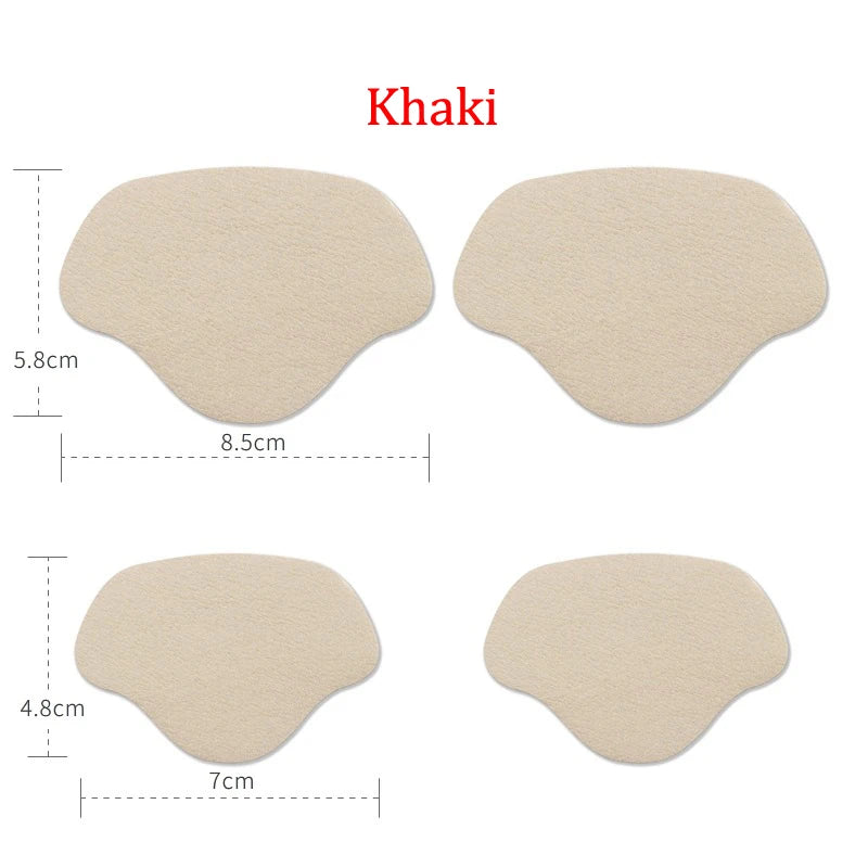 4pcs Insoles Patch Heel Pads for Sport Shoes Adjustable Size Antiwear Feet Pad Cushion Insert Insole Heel Protector Back Sticker