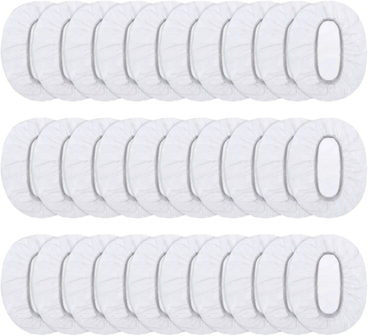 New  Ear Protector Caps Disposable Elastic Clear Shower Water Ear Covers Large For Hair Dye,Shower, Bathing Ear Cover Caps,Spa