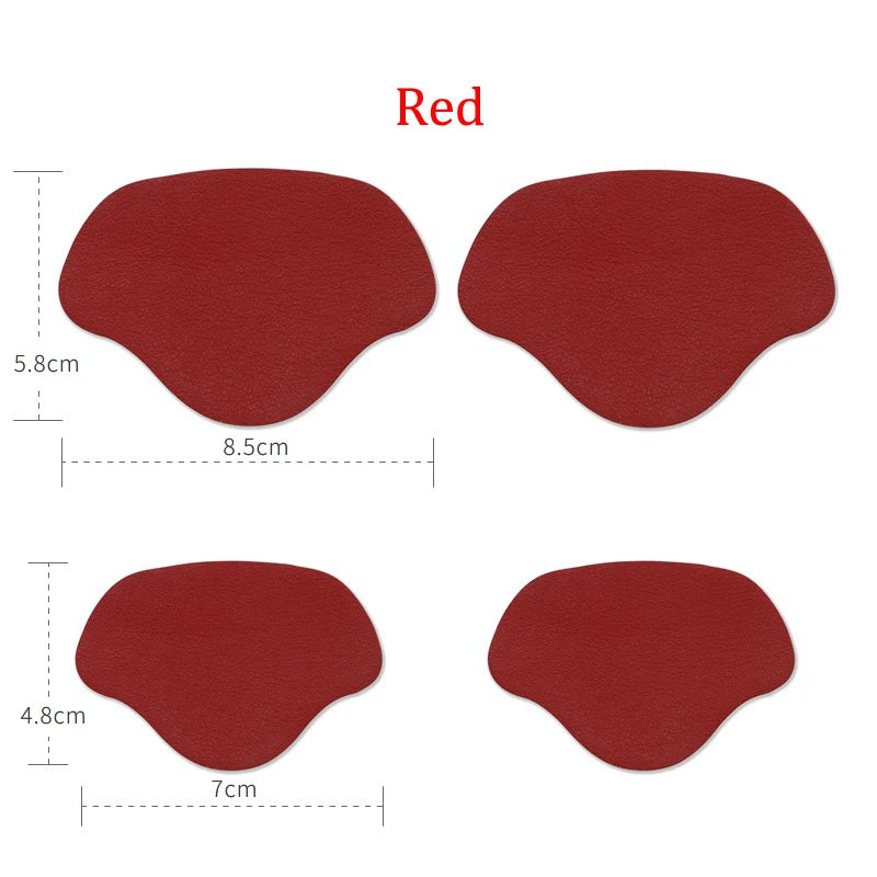 4pcs Insoles Patch Heel Pads for Sport Shoes Adjustable Size Antiwear Feet Pad Cushion Insert Insole Heel Protector Back Sticker