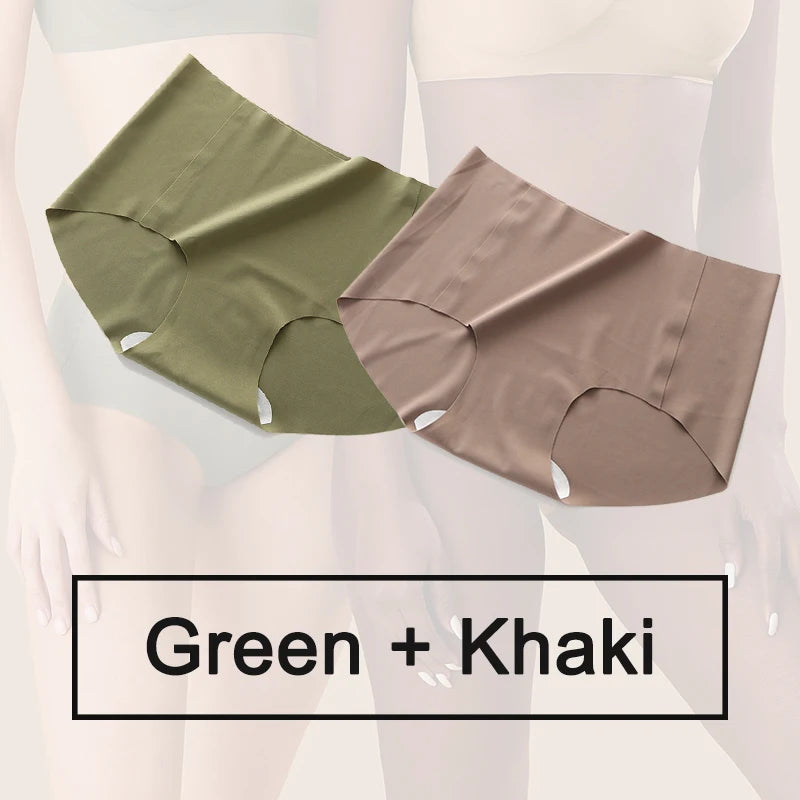 2PCS/Set Seamless Panties Sexy Lingerie Women Underwear Soft Intimate Female Woman's Lingerie Invisible Underpants Briefs Pantys