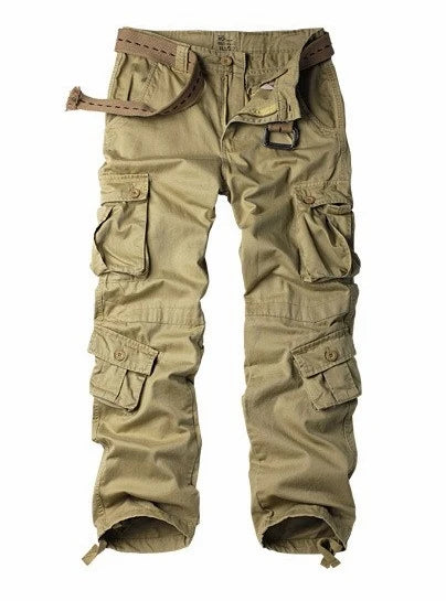 2023 Autumn Korean style washing wine red cotton overalls pants men casual loose Multi-pocket cargo pants for men,28-42