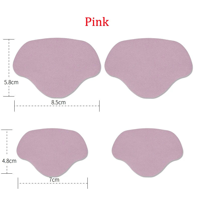 4pcs Insoles Patch Heel Pads for Sport Shoes Adjustable Size Antiwear Feet Pad Cushion Insert Insole Heel Protector Back Sticker
