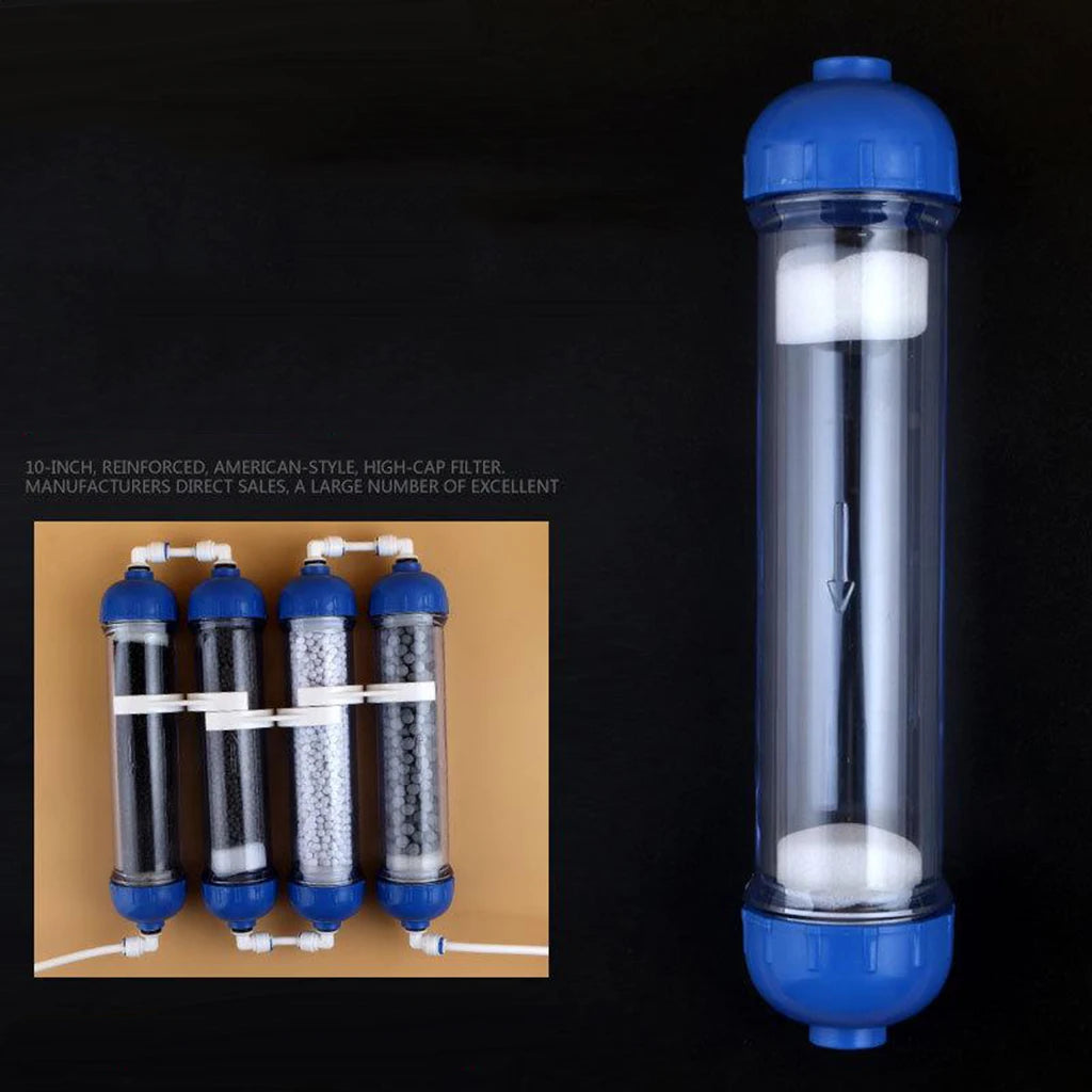 Transparent T33 Water Filter Filtration Housing Bottle DIY Refillable Filter