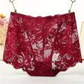 Lencerias sexy lingеrie lace Plus size ropa interior de mujer high waist underwear women cotton crotch comfortable Panties women