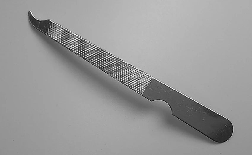 3PCS/Lot Stainless Steel Nail File and Buffer, 92mm Long, All Purpose, for Natural Nails, Fingernail File Manicure Care Tool
