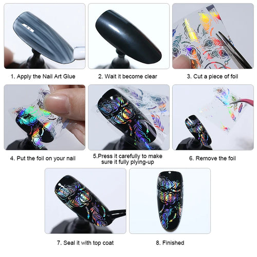 16ml Nail Foil Glue No Need Cure Galaxy Star Nail Art Decoration Tools Transfer Foil Sticker Adhesive Glue