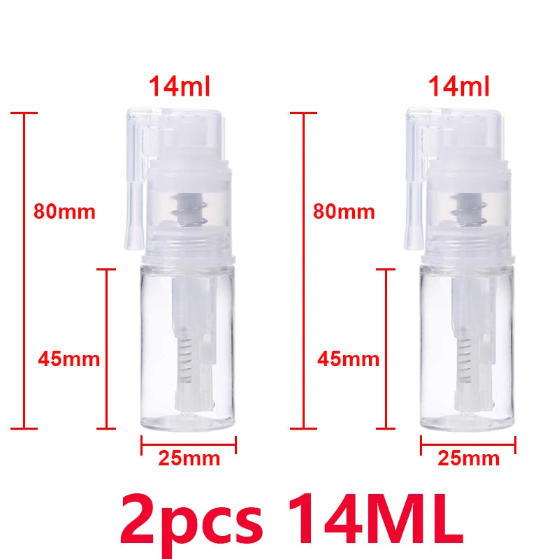 14ML/35ML Glitter Duster Spray Bottle Pot Hand Tools Portable Dry Powder Bottles For Adding a Shimmer Of Sparkle to Cards Making