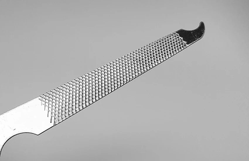 3PCS/Lot Stainless Steel Nail File and Buffer, 92mm Long, All Purpose, for Natural Nails, Fingernail File Manicure Care Tool