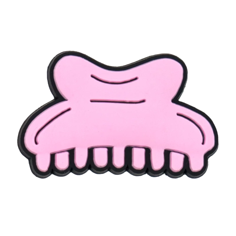 1PCS Pink Shoe Charms for Women Girl Pink Star Diamond Crown Shoe Accessories Pins for Clogs Kids Favor Shoe Buckle Decorations