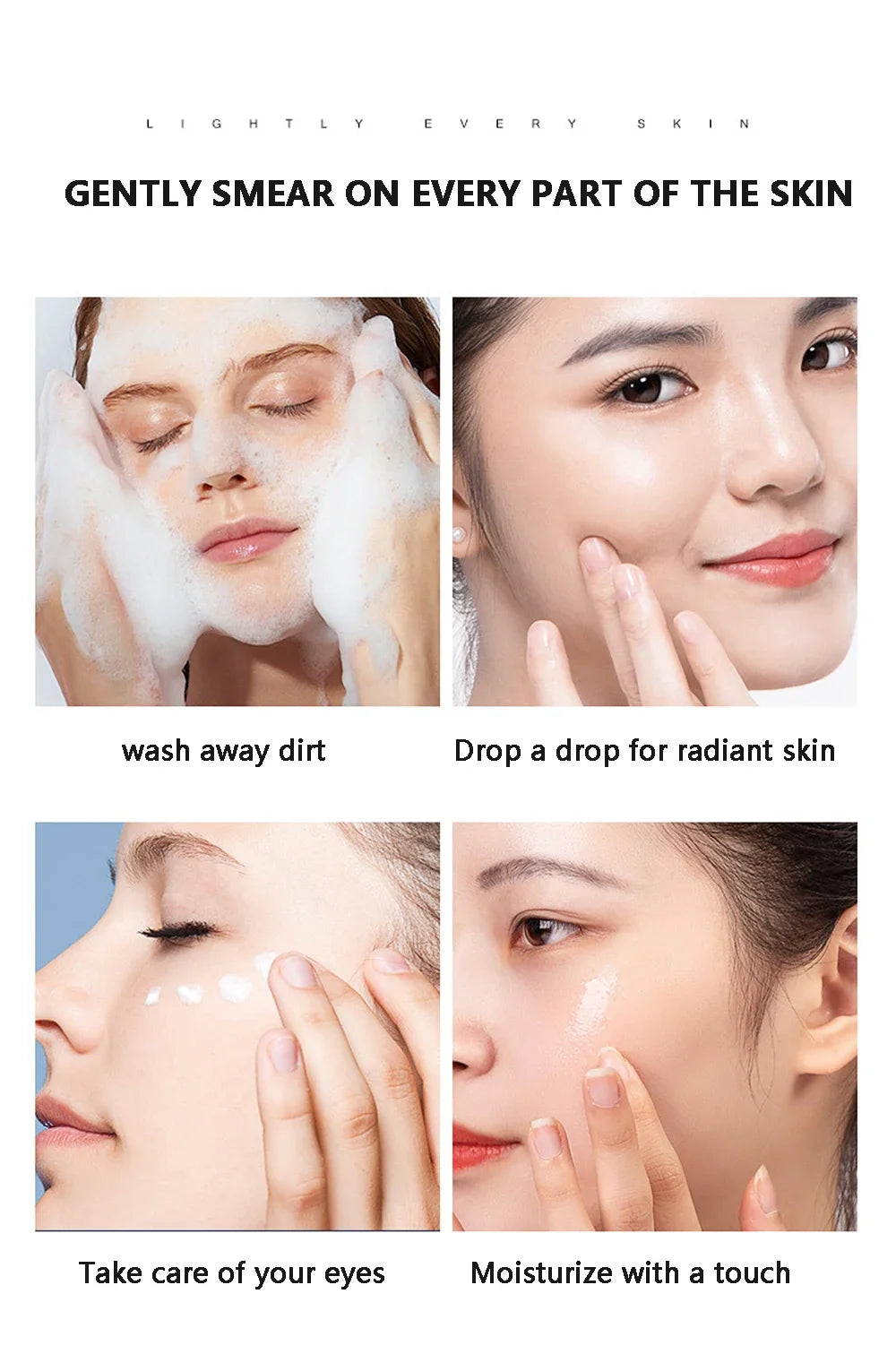 15PCS Caviar Skin Care Set Face Serum Set Face Moisturizing Anti Wrinkle Whitening Beauty Health Korean Facial Skin Care Suit
