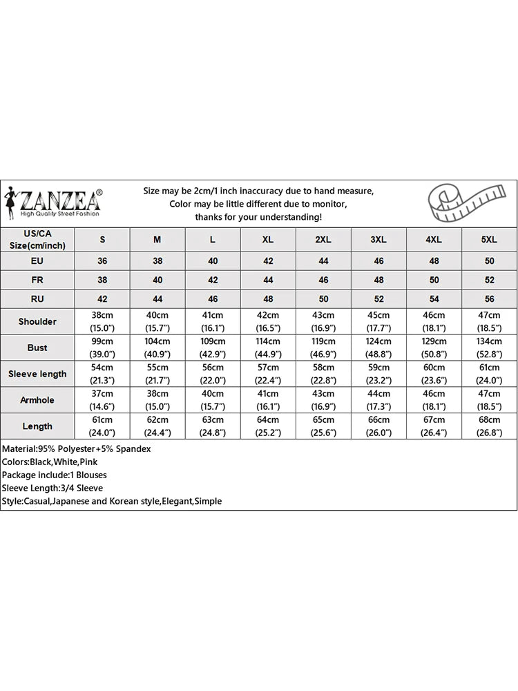 ZANZEA Women Summer Flare Sleeve Tops 2025 Casual Solid Color Blouse Fashion Pleating Tunic V-neck Shirt Loose Blusas Femininas