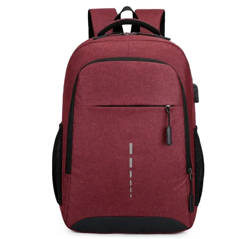 Classic Men Waterproof Backpack USB Charging Casual Travel Backpack Men Large Capacity Travel Laptop Backpack School Bag bolsas