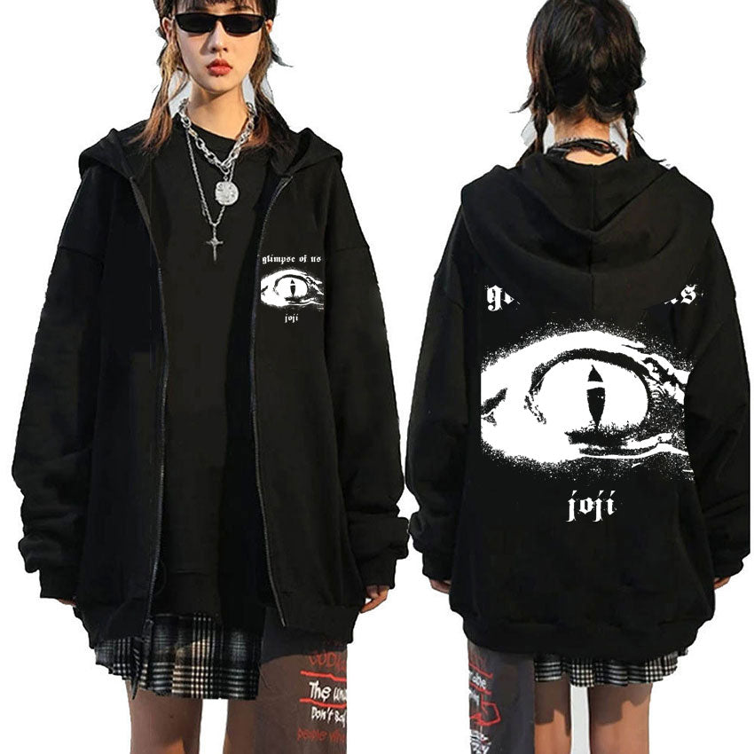 Singer Joji Glimpse of Us Zipper Hoodie Male Hip Hop Sweatshirt Man Fleece Cotton Streetwear Men Women Oversized Zip Up Jacket