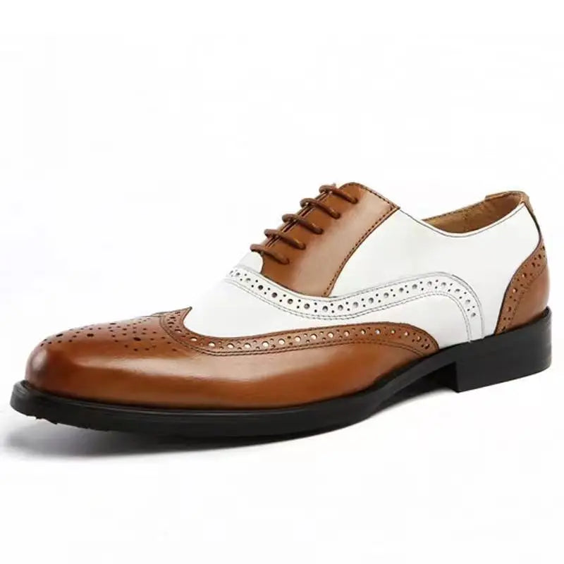 Oxfords Men's Leather Shoes Formal Shoes for Men Brogues Oxfords Male Wedding Party Office Business Shoe Man Zapatos De Hombre