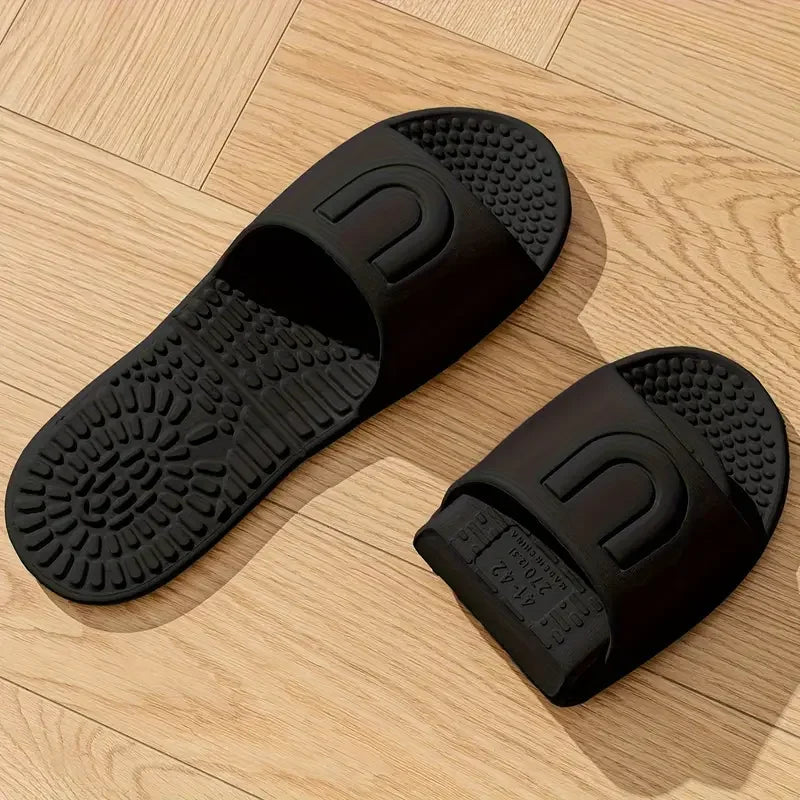 2025 New Ultra Light Non Slip Beach Slippers for Women Soft Sole Massage Home Slides Woman Portable Folding Outdoor Flip Flops